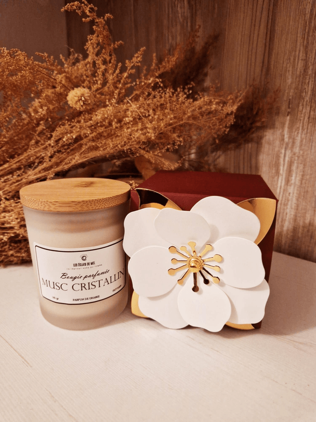 Bougies parfumées "Musc Cristallin"