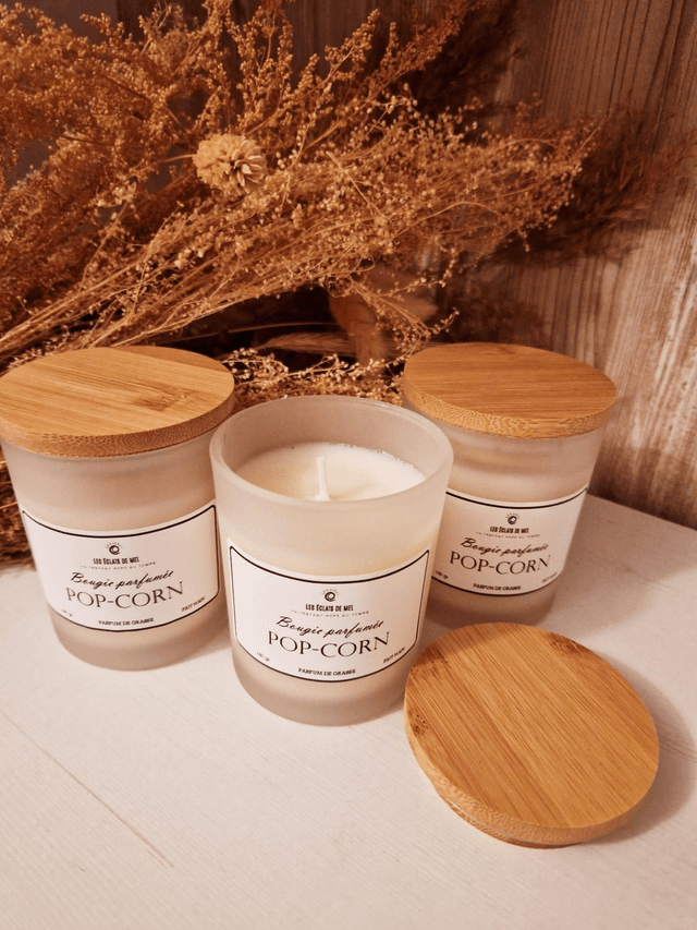 Bougie parfumée "Pop-corn"