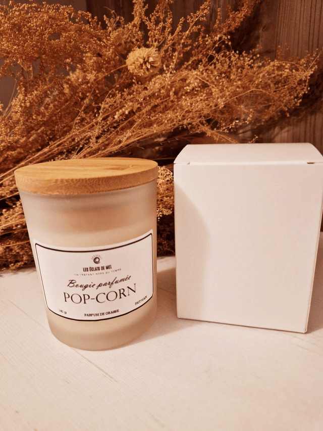 Bougie parfumée "Pop-corn"