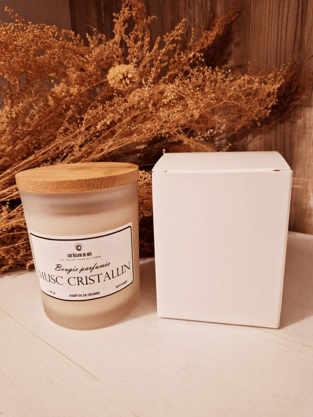 Bougies parfumées "Musc Cristallin"