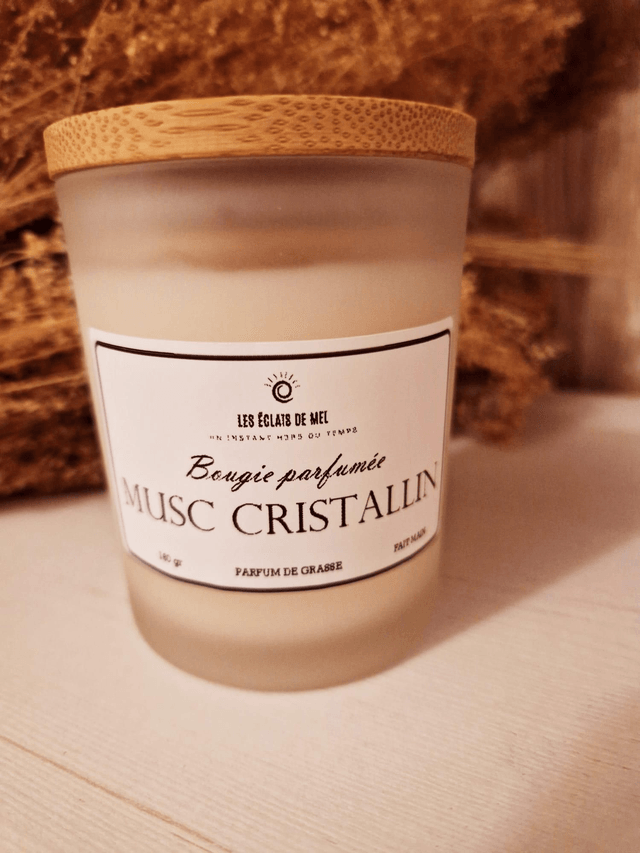 Bougies parfumées "Musc Cristallin"