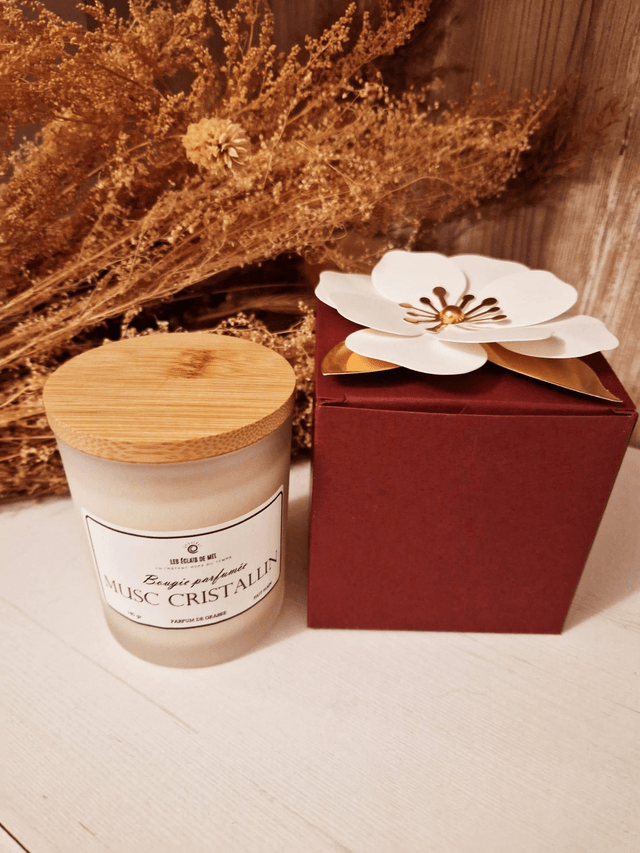 Bougies parfumées "Musc Cristallin"