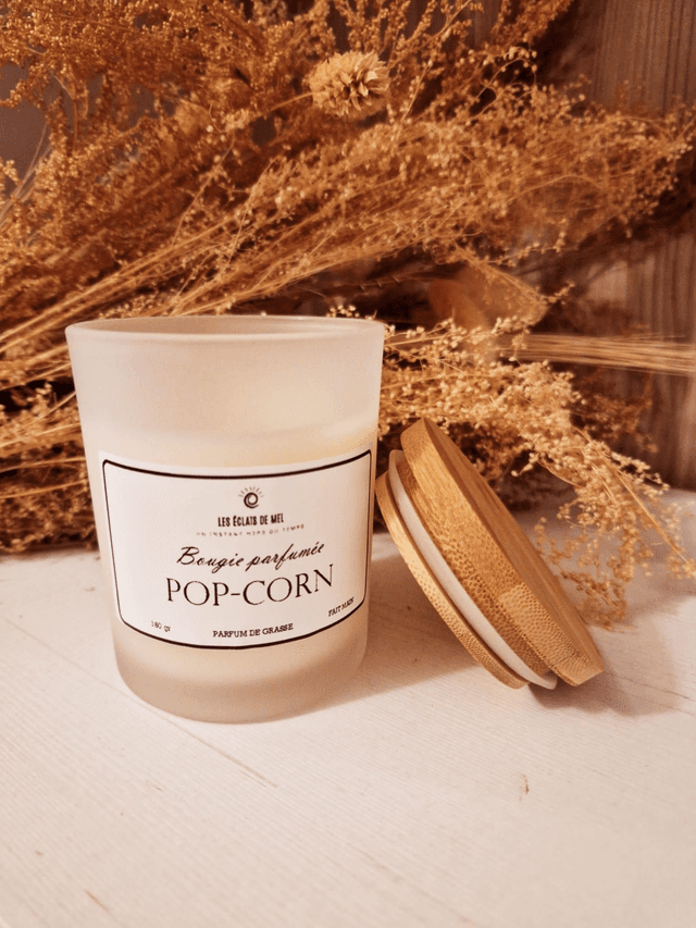 Bougie parfumée &quot;Pop-corn&quot;