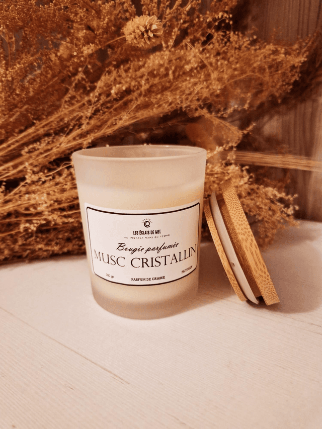 Bougies parfumées &quot;Musc Cristallin&quot;